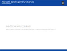 Tablet Screenshot of albrecht-berblinger-grundschule.de